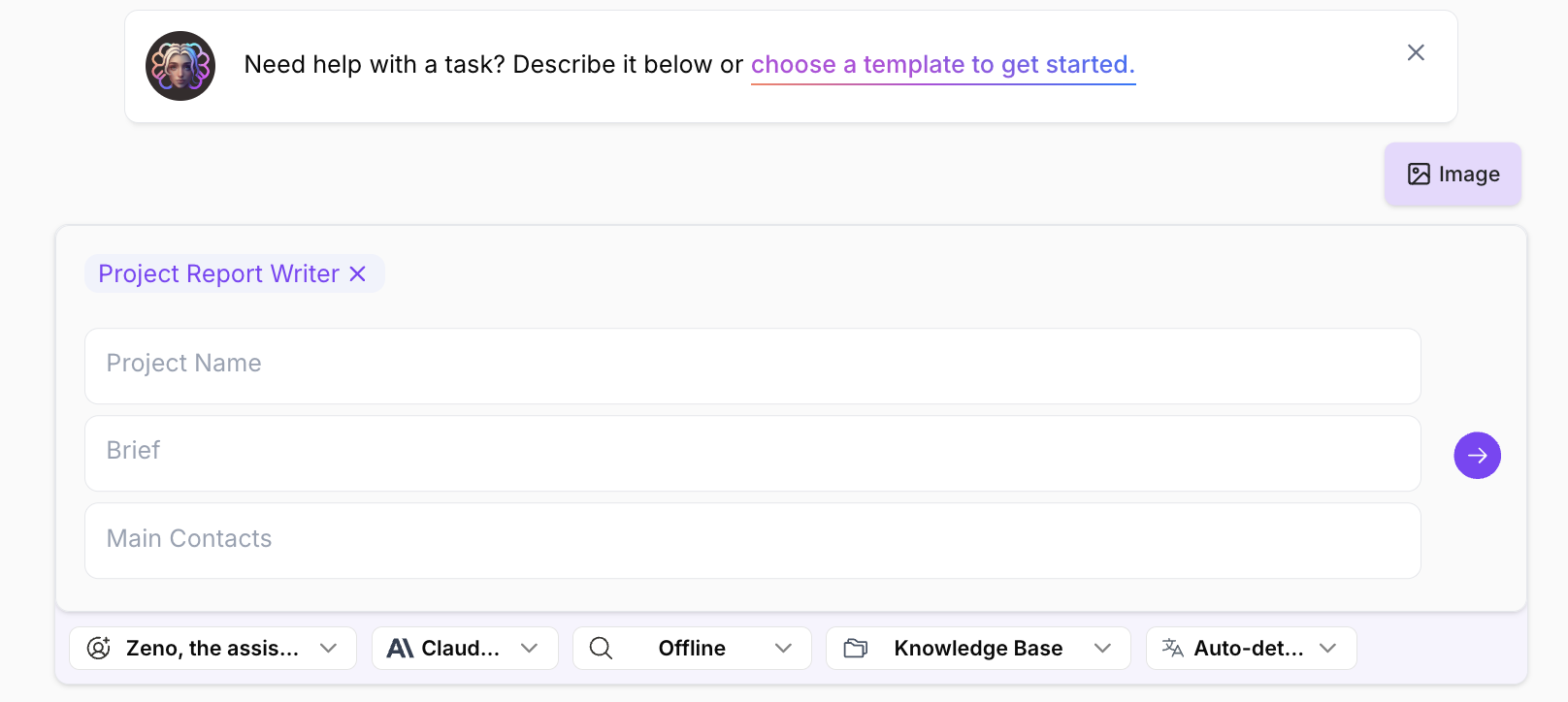 project report writer