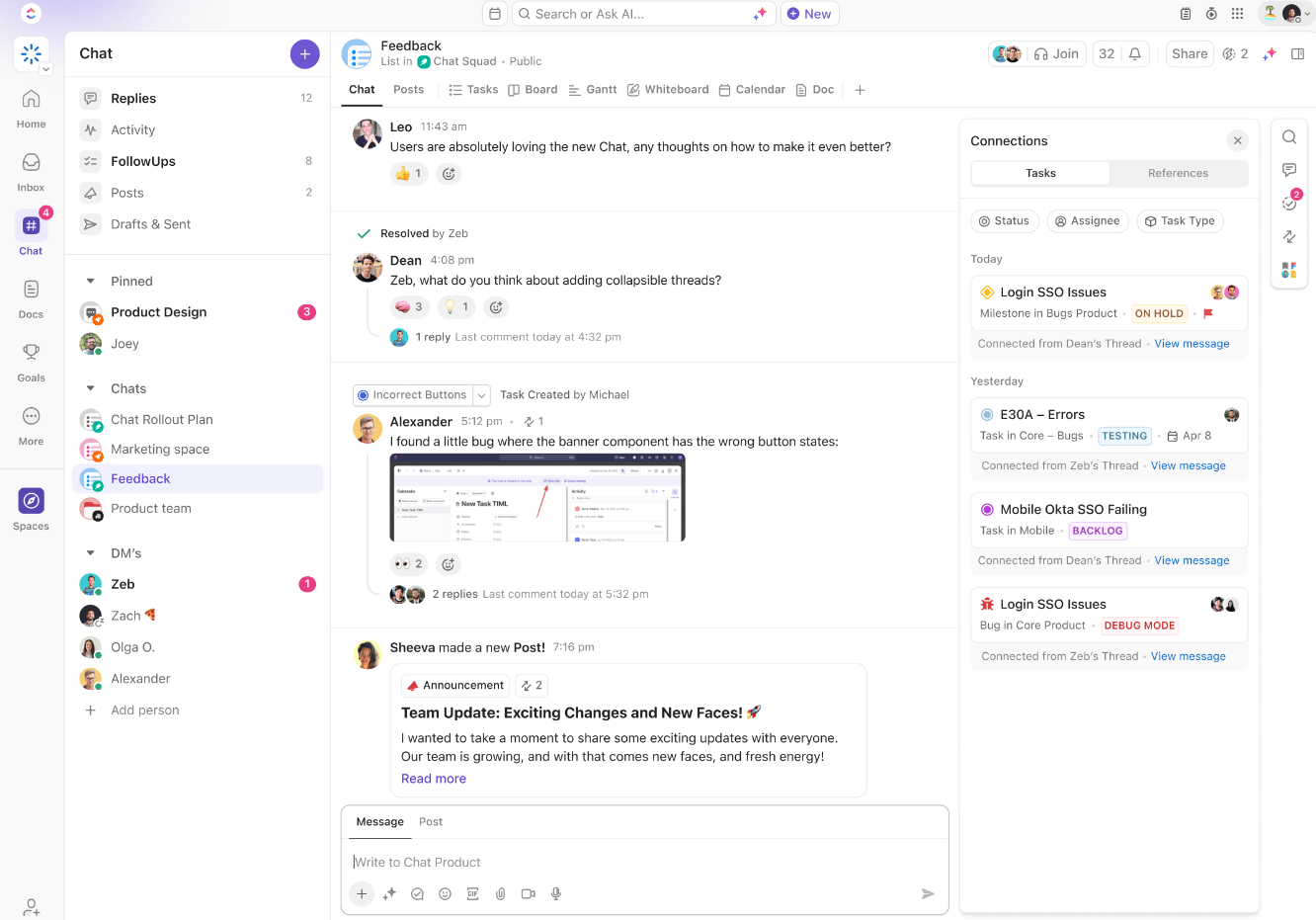 ClickUp Produktmanagement