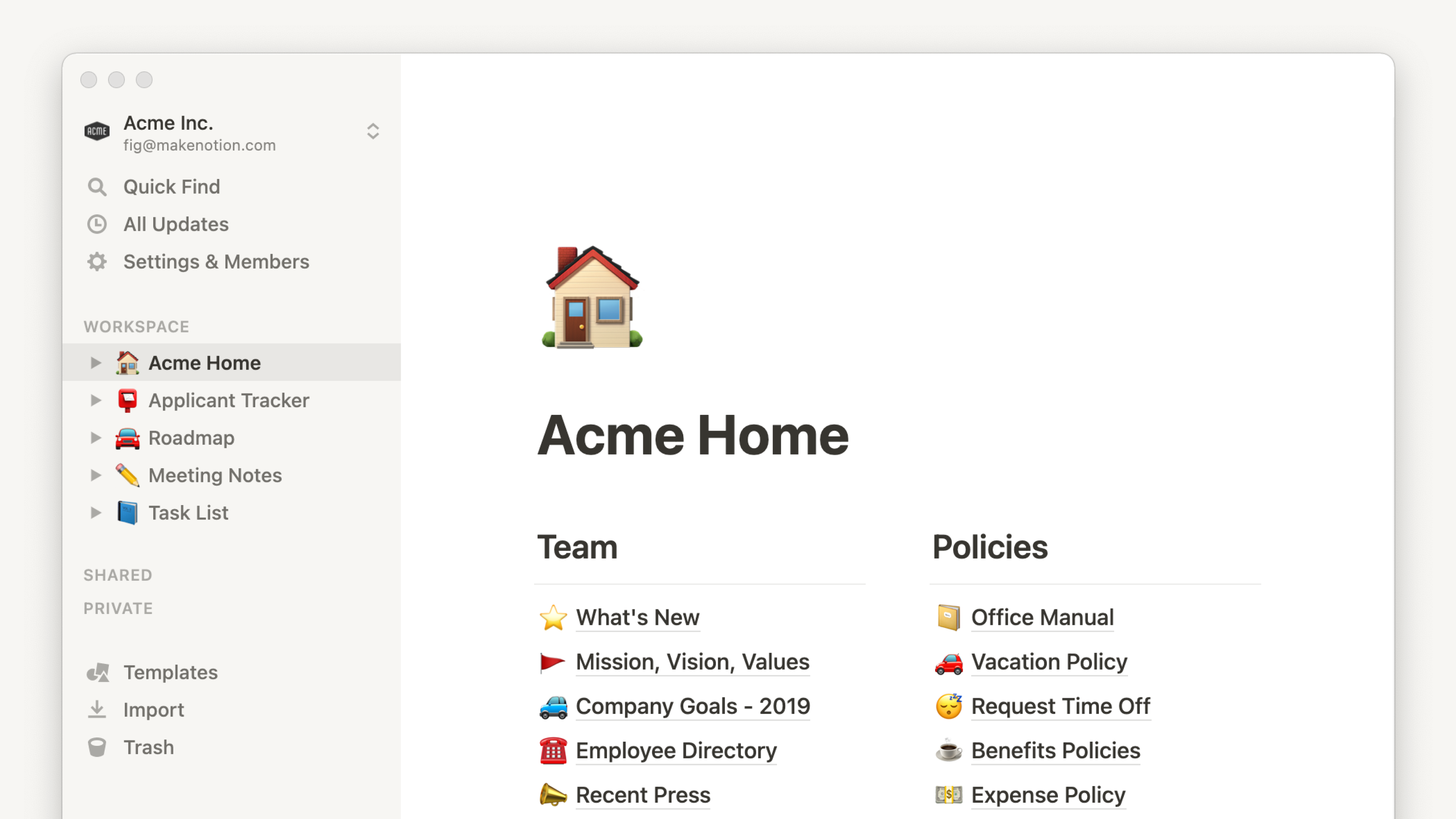 notion interface utilisateur