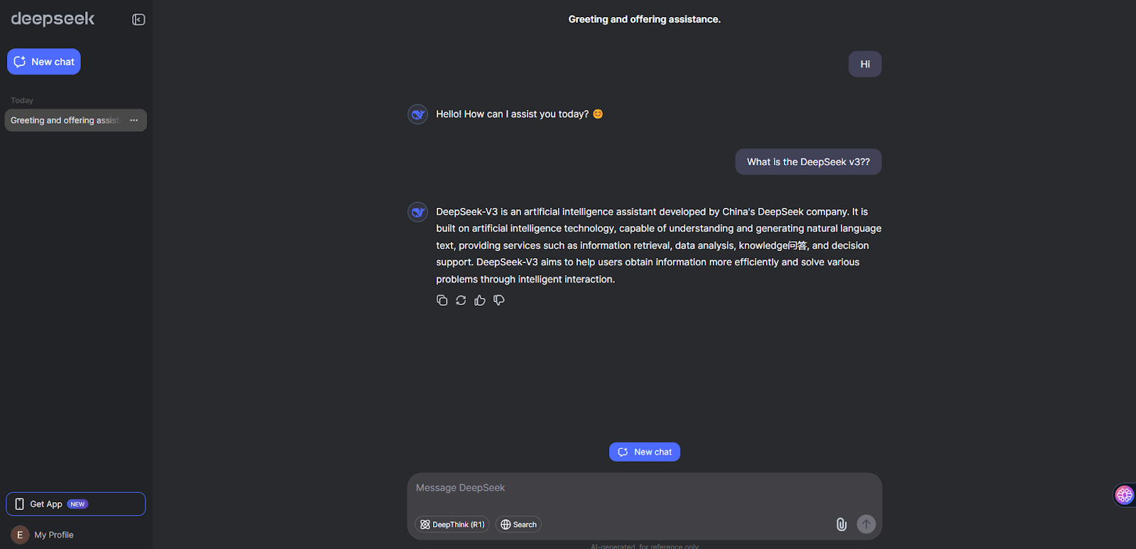 Como aceder ao DeepSeek v3?