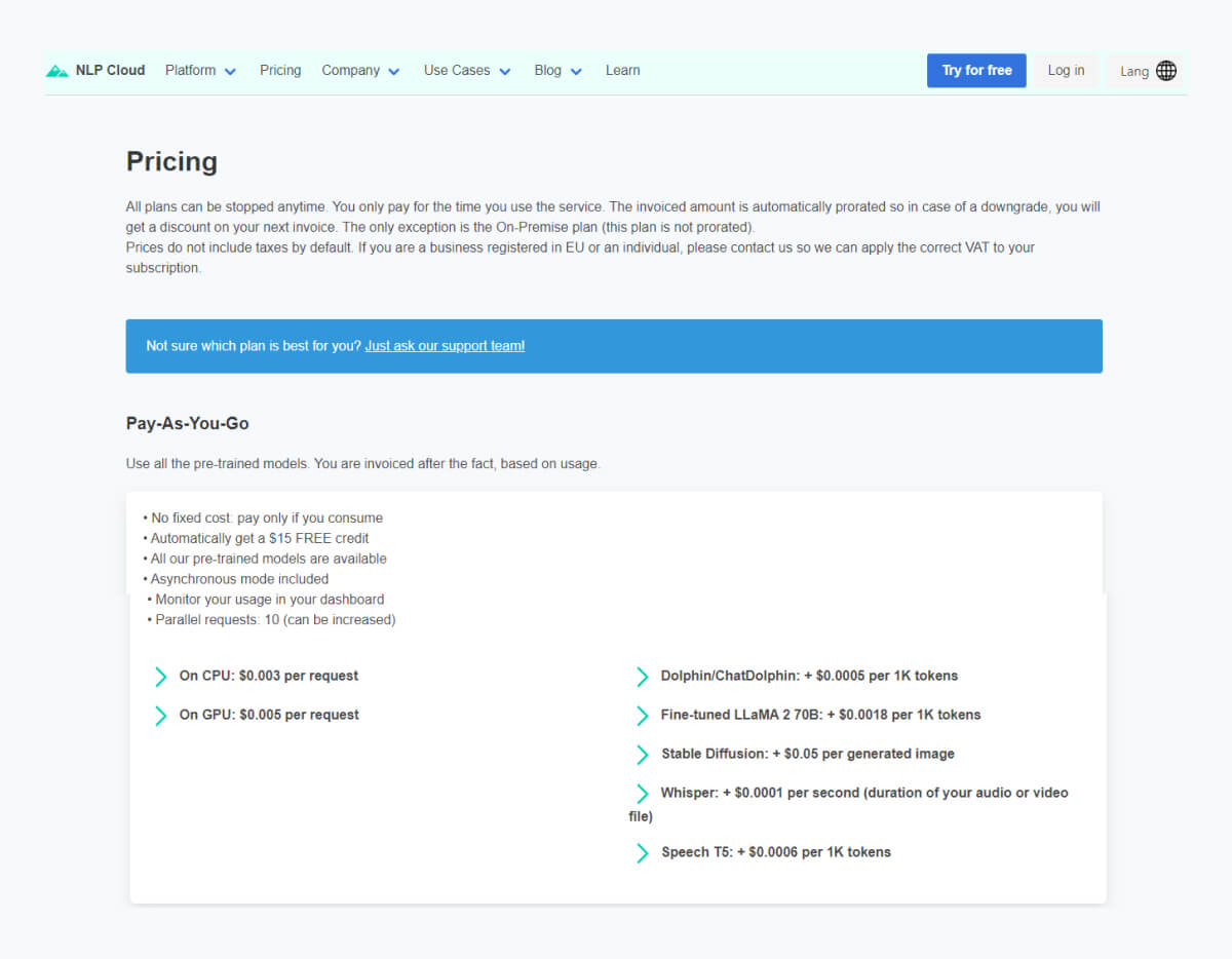 nlp-pricing