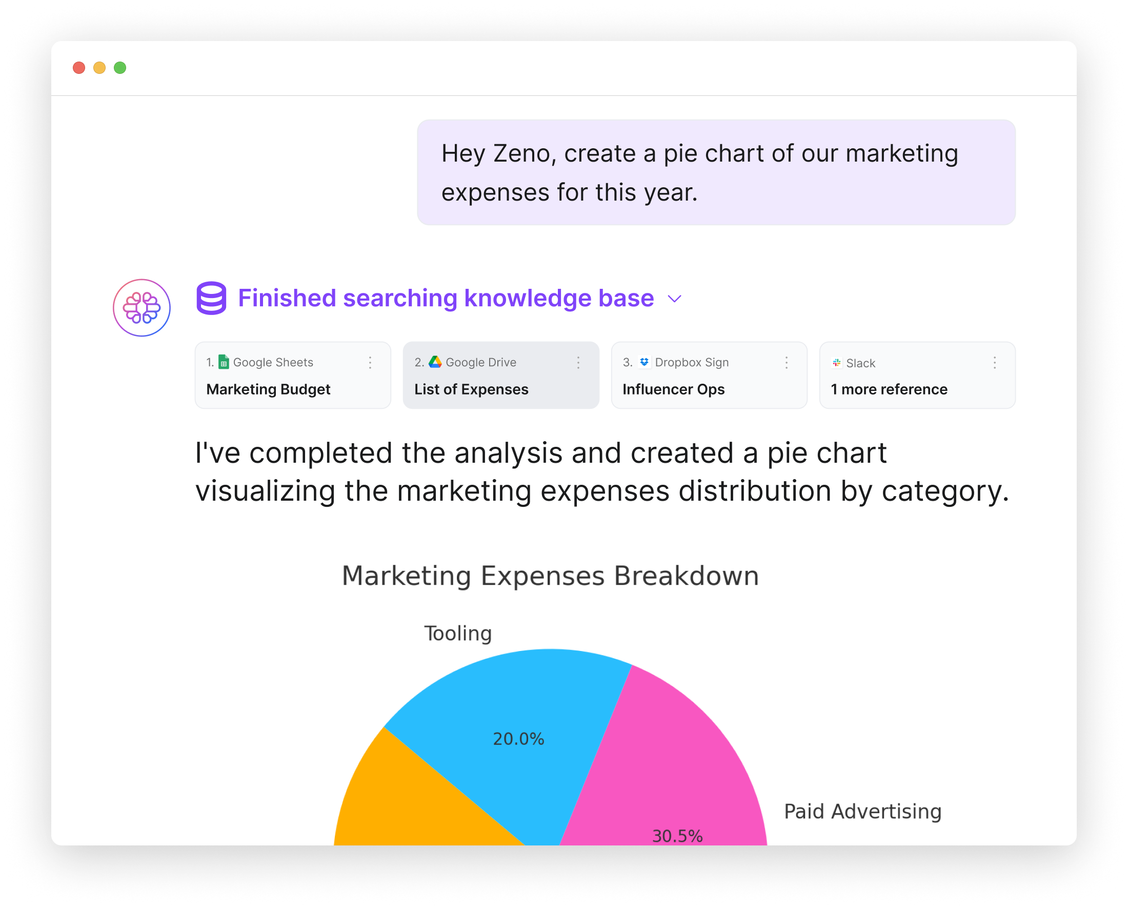 AI Agent for report generation