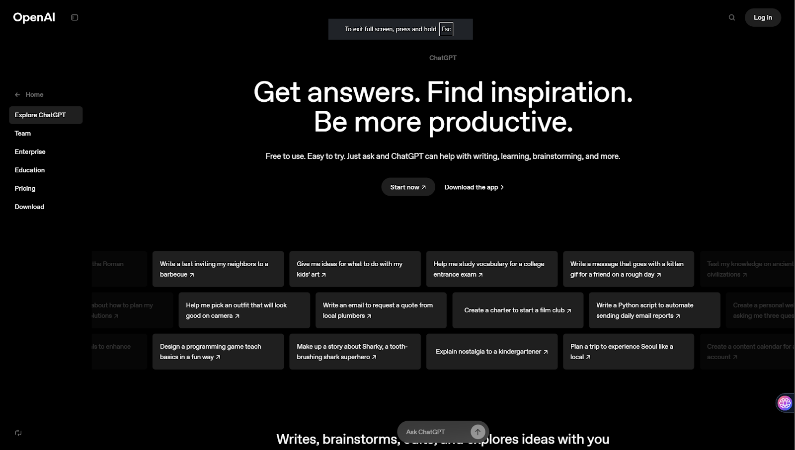 chatgpt-homepage