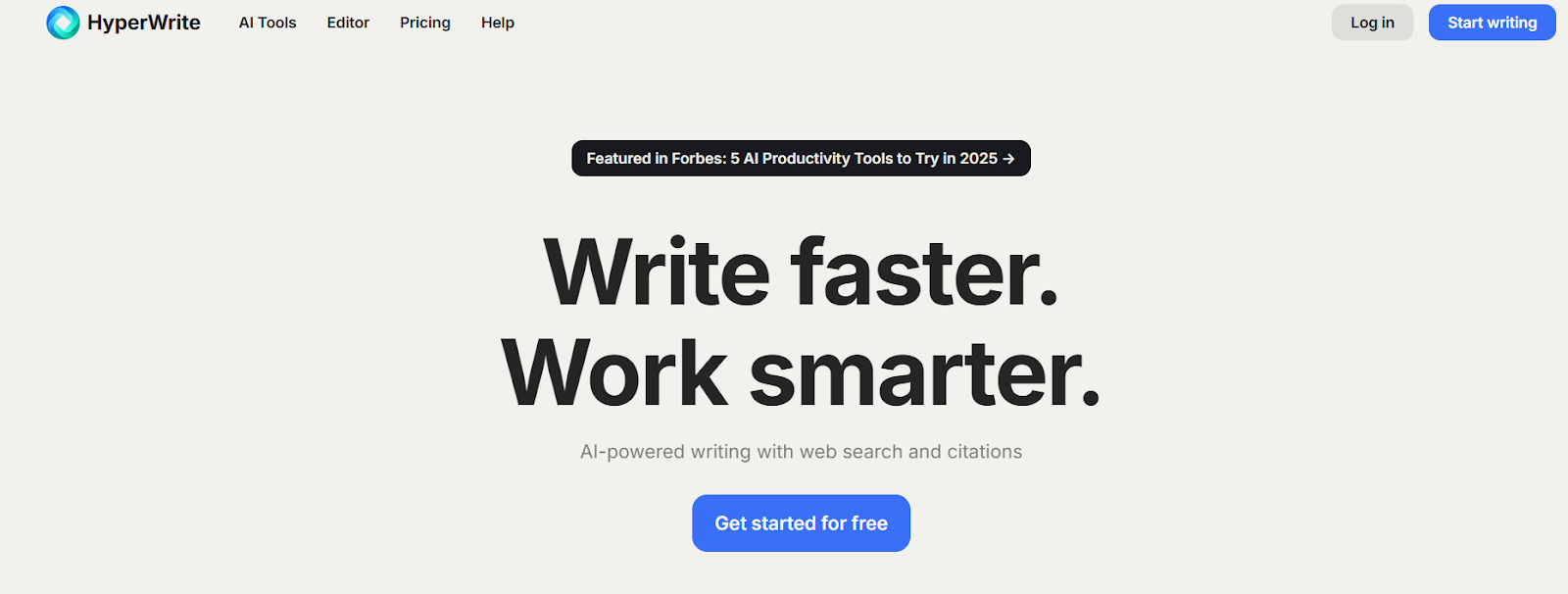 hyperwrite-homepage