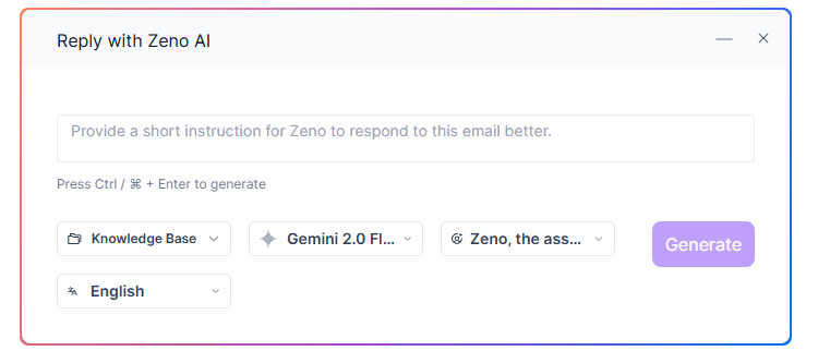 Resposta rápida de e-mail com IA
