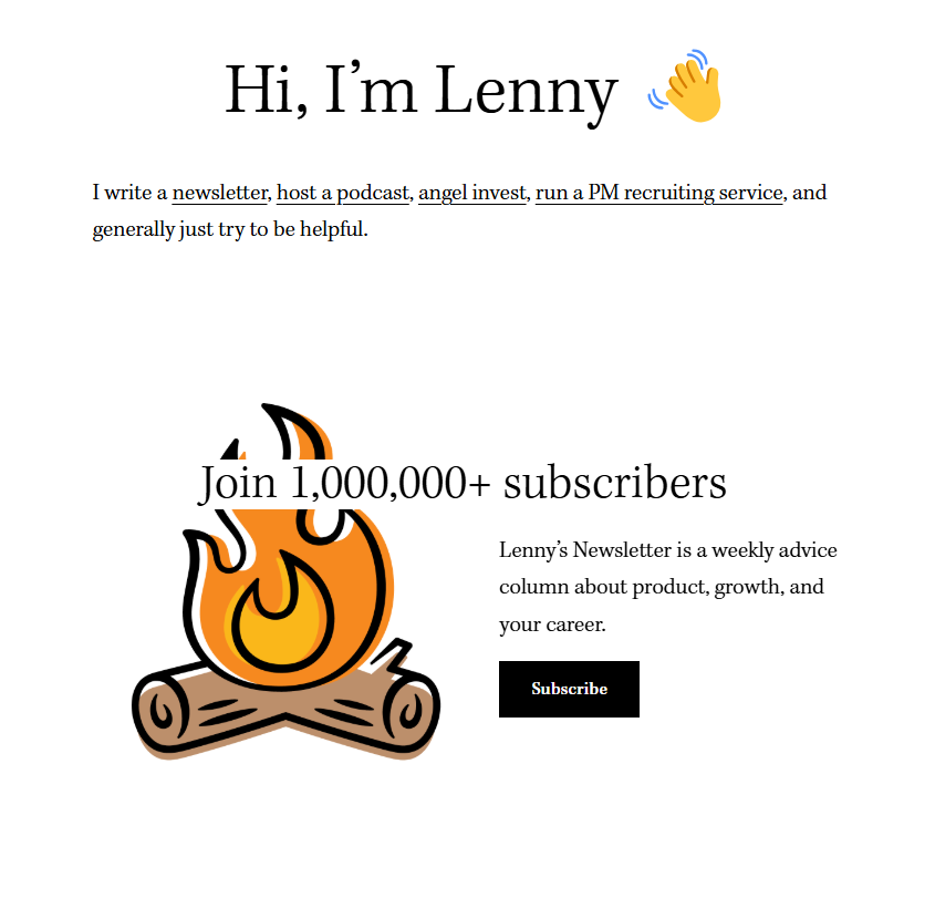 newsletter de lenny