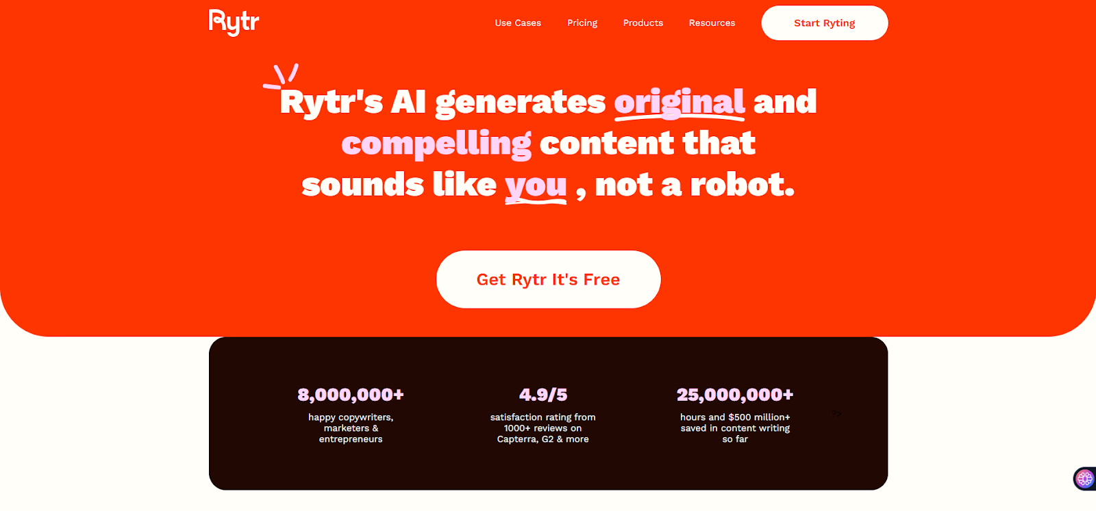 rytr-homepage