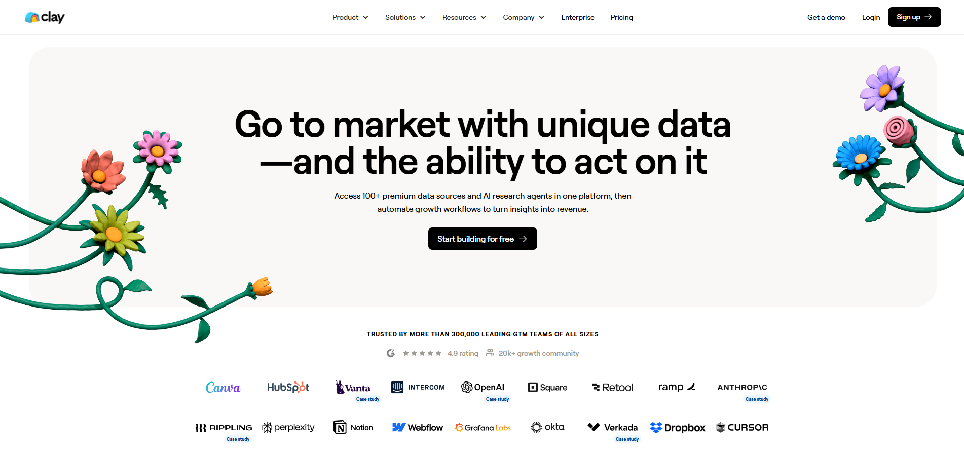 Clay Homepage