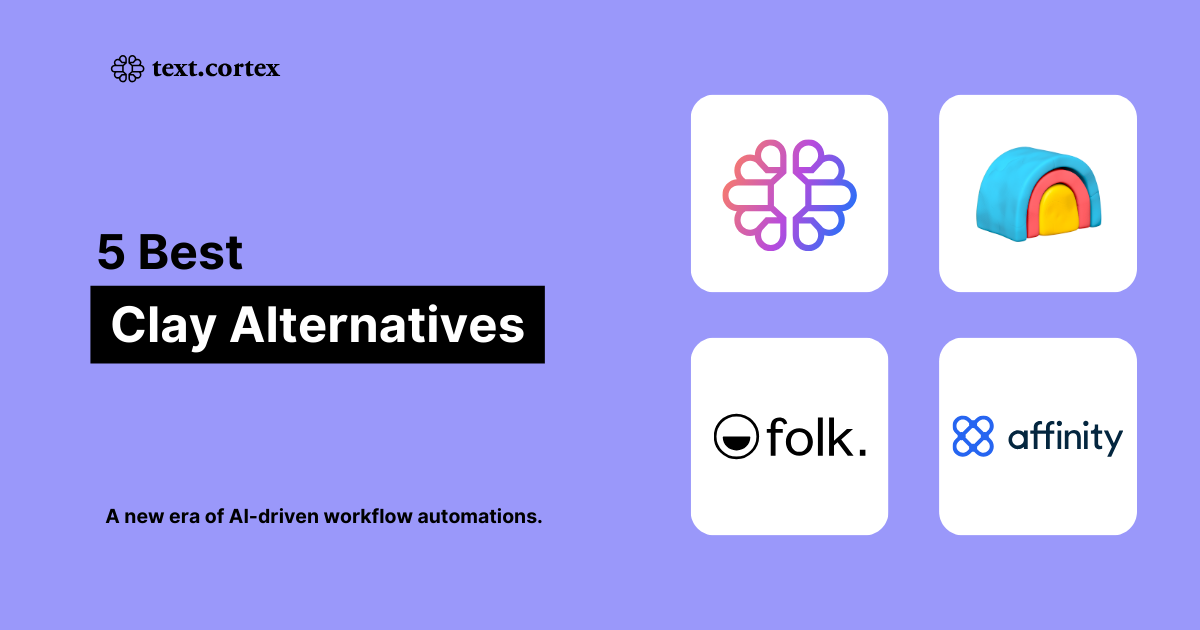 5 Meilleures alternatives à Clay (outils d'automatisation de l'IA gratuits et payants)