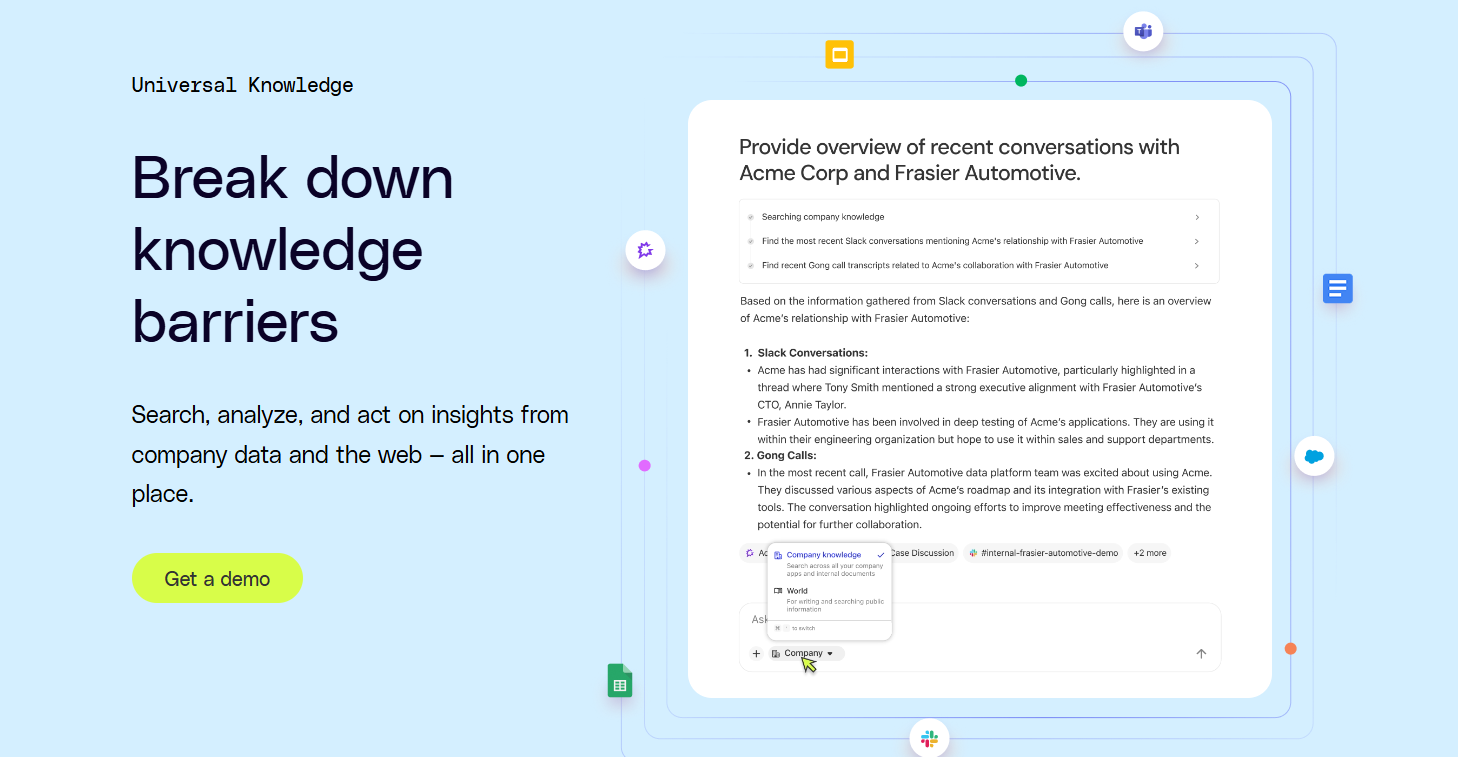 Glean AI-Powered Knowledge Search