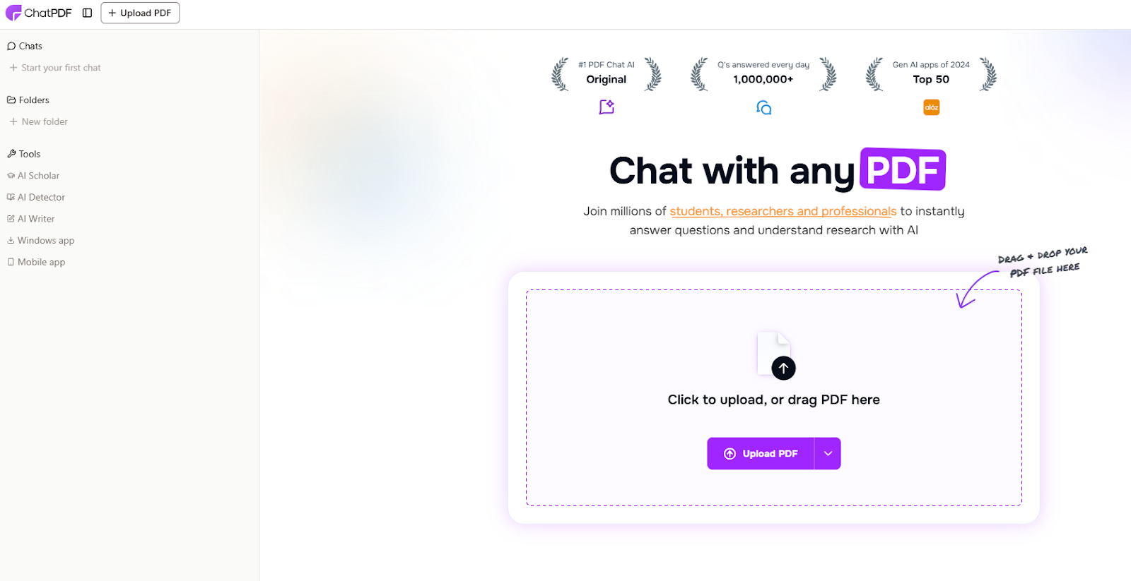 chat pdf IA