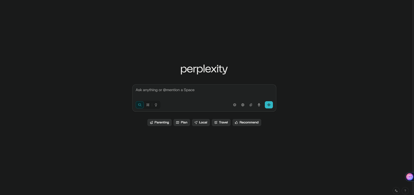 Motor de búsqueda de IA Perplexity