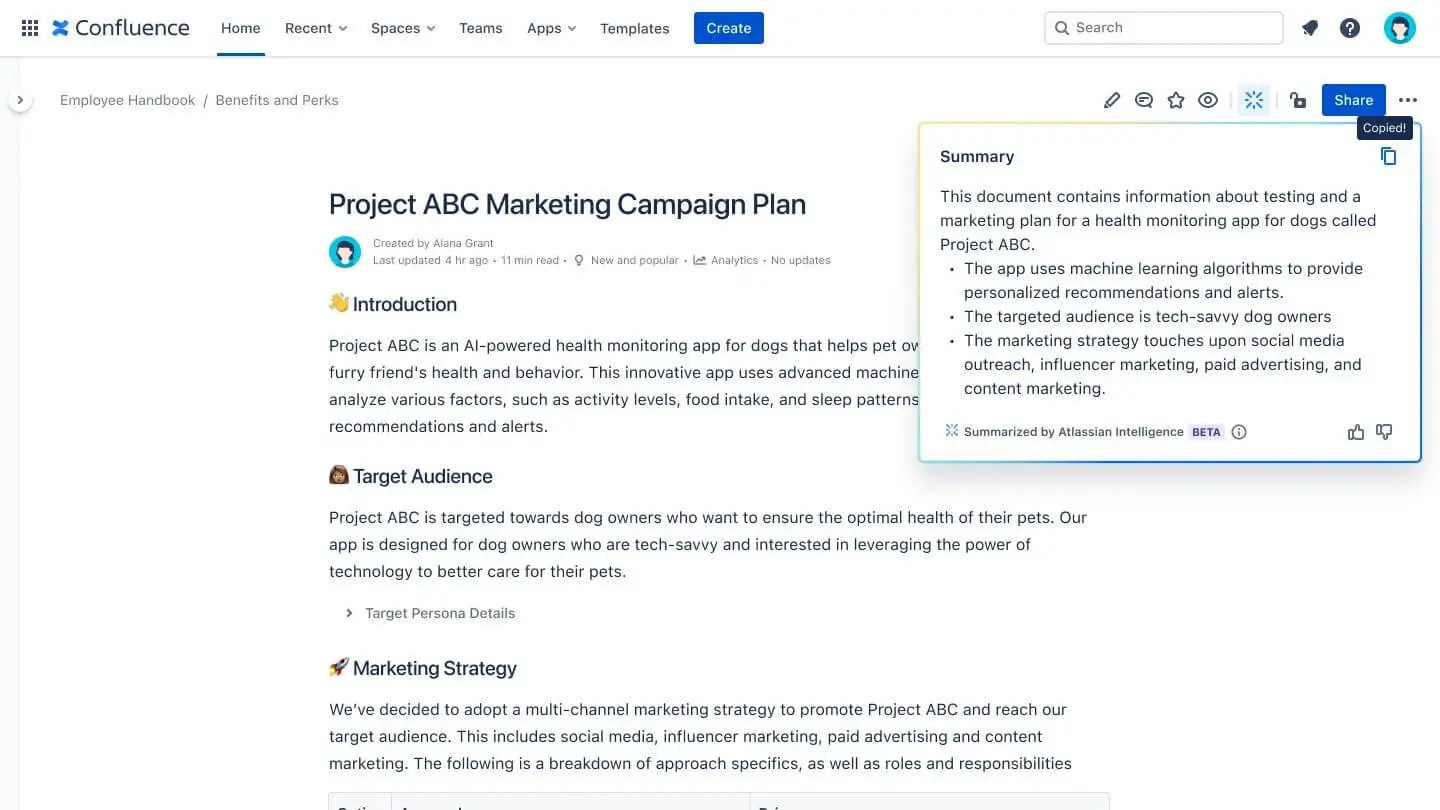 bästa chatgpt-app: confluence ai