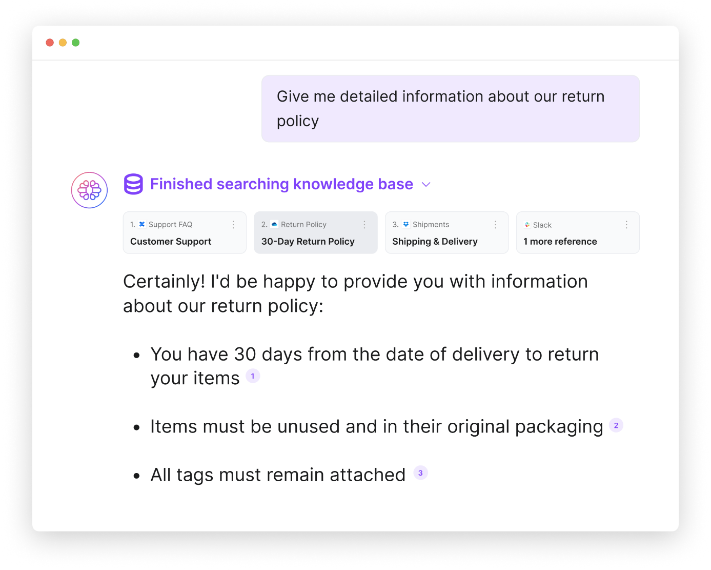 Company Knowledge Automation