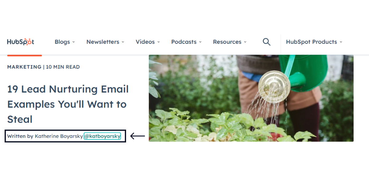 hubspot-gast-post-voorbeeld