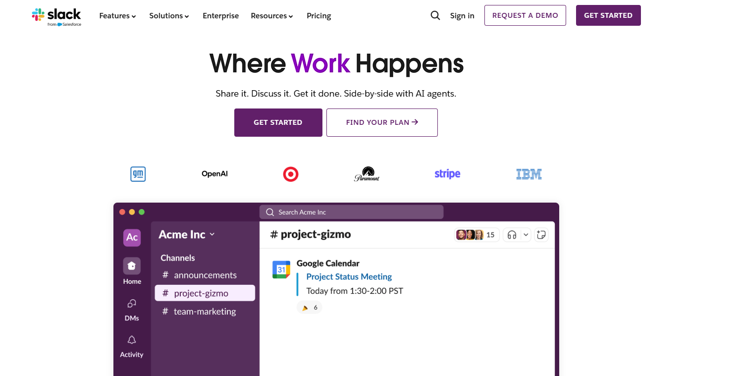 Slack AI-samarbetsverktyg