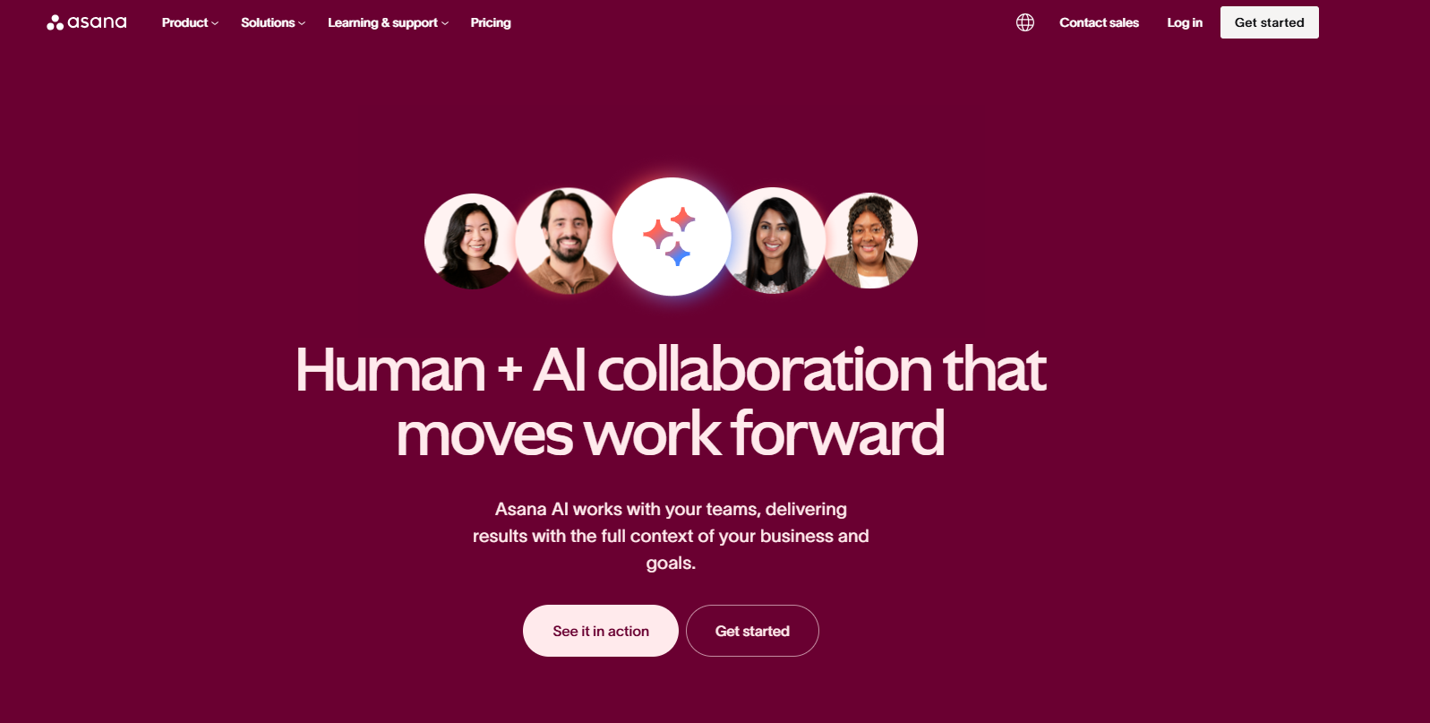 Asana AI-samarbetsverktyg