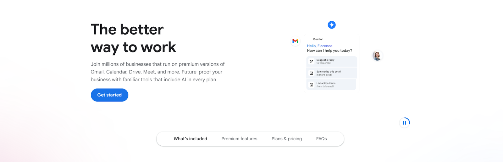Google Workspace AI-samarbetsverktyg