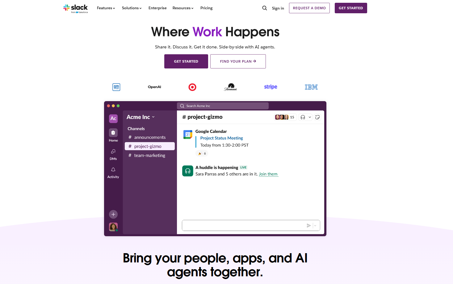 Slack AI-samarbetsverktyg