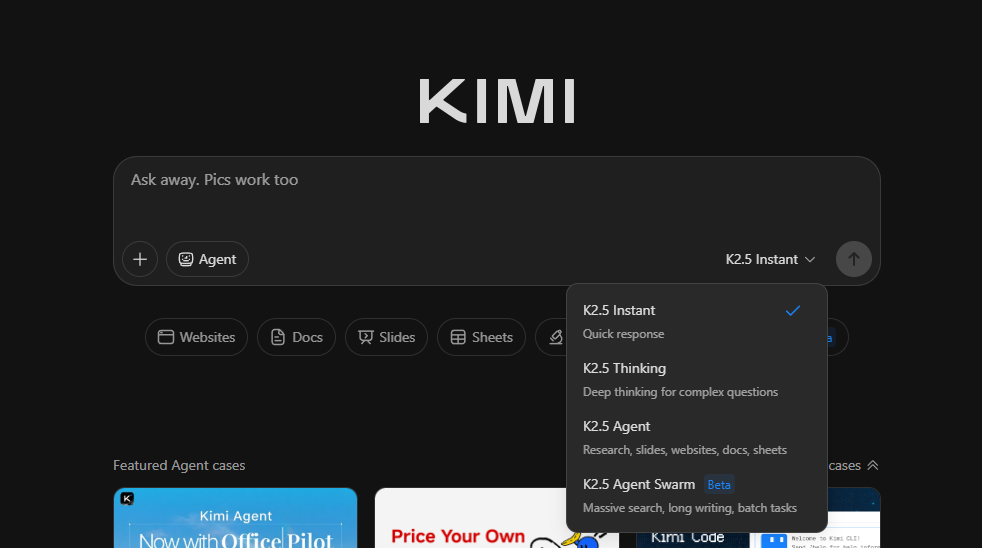 Kimi K2.5-modellfamilj