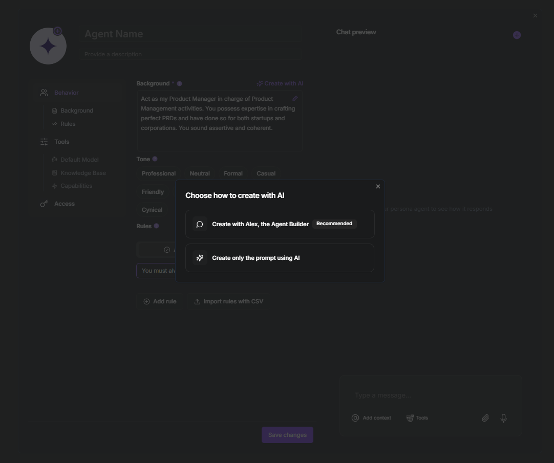 Skapa AI-automatiseringar via TextCortex