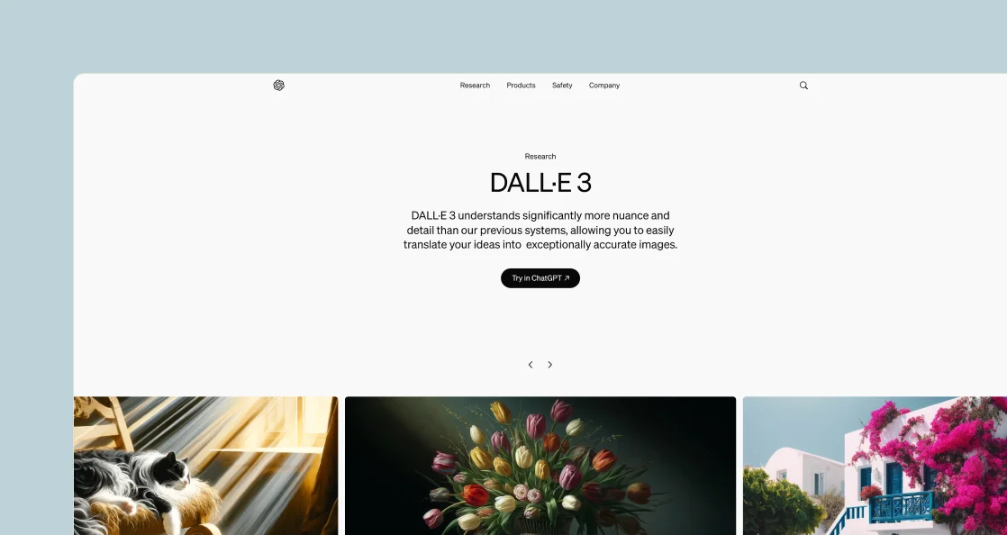 dall-e-3-homepage