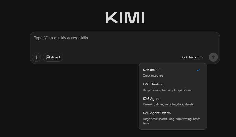 Kimi K2.6-modellerna