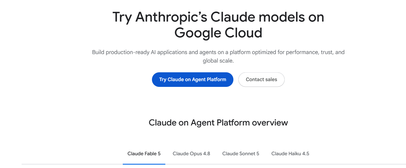 Få tillgång till Claude Sonnet 5 via Google Cloud