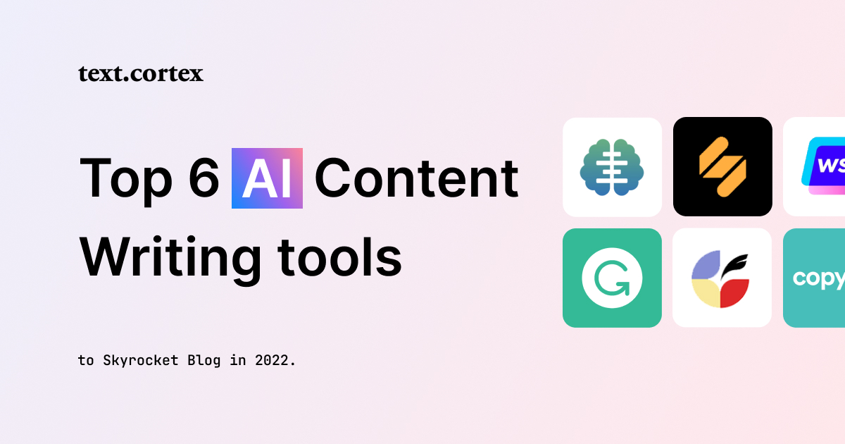 SEO를 향상시키는 상위 6가지 AI 콘텐츠 작성 도구