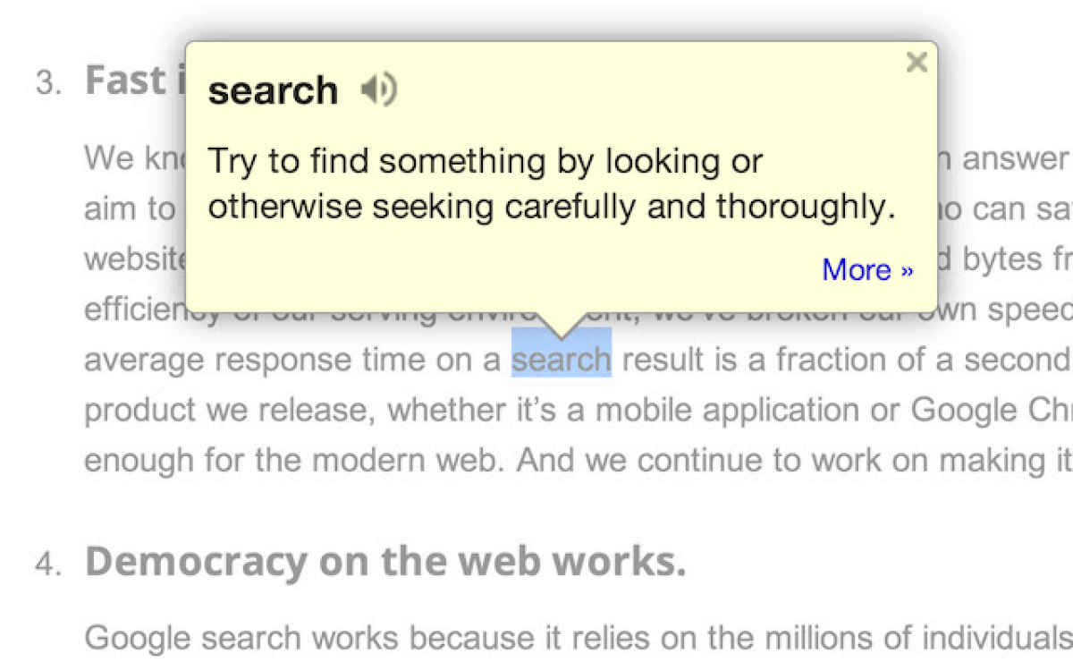 google-dictionary