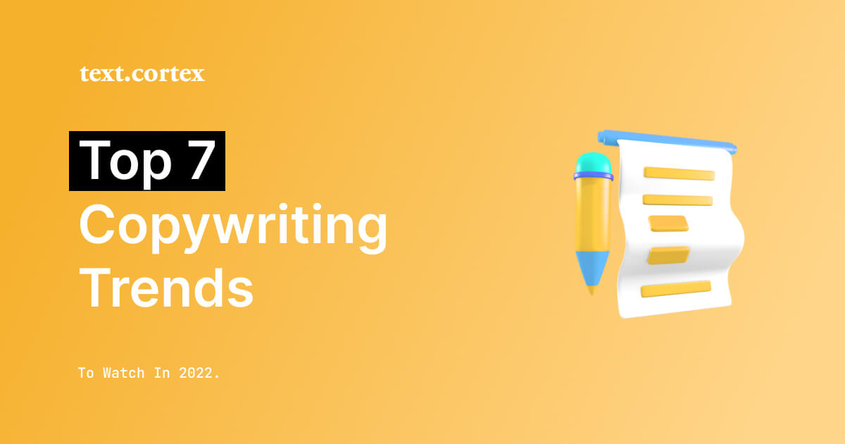 Topp 7 copywriting-trender att titta på 2024