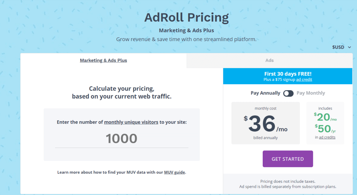 adroll-pricing