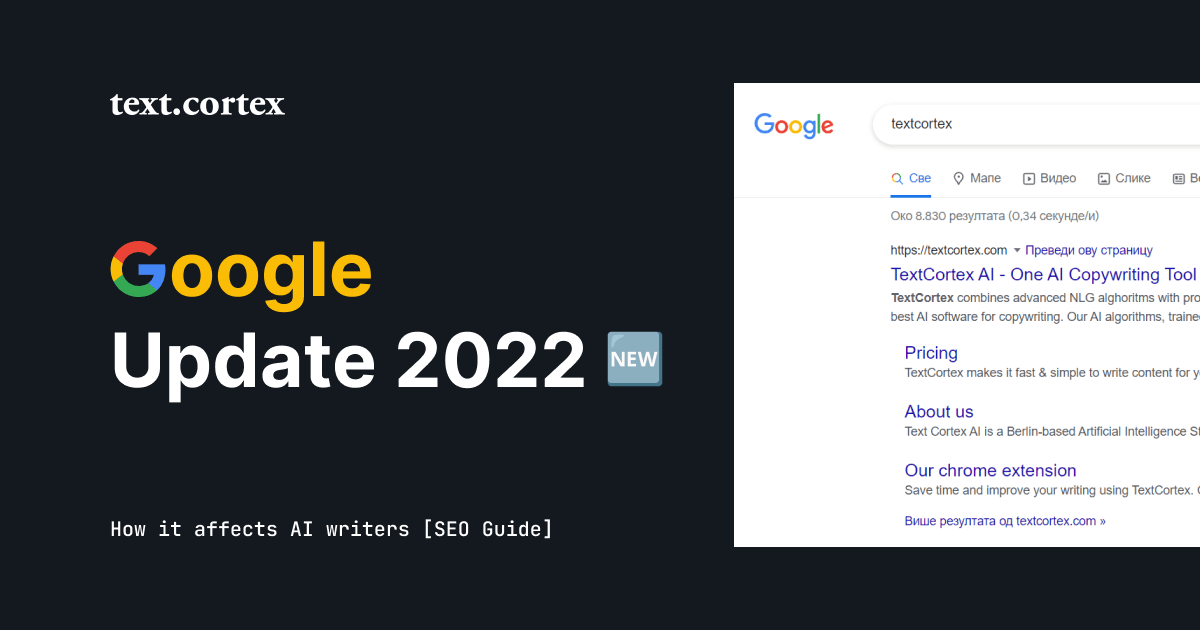 Google Update 2022: How It Affects AI Writers [SEO Guide]