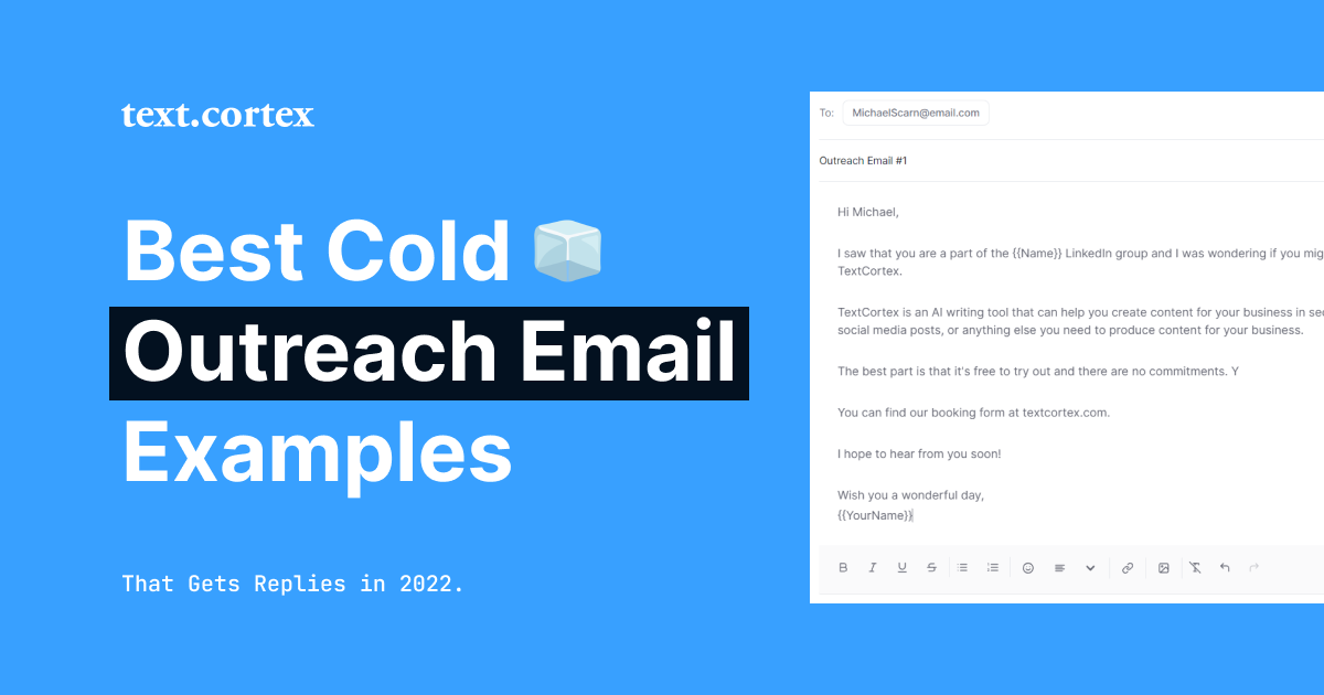 Best Cold Outreach Email Examples That Get Replies in 2024