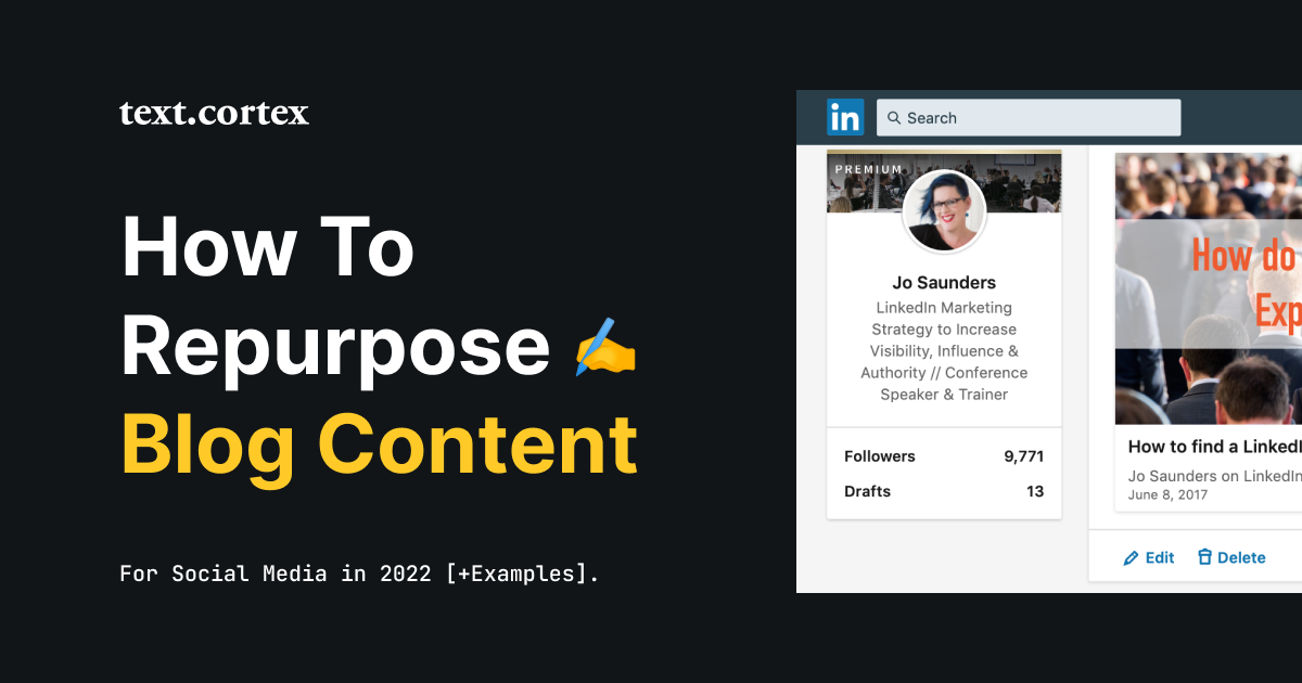 How to Repurpose Blog Content for Social Media in 2024 [+Examples]