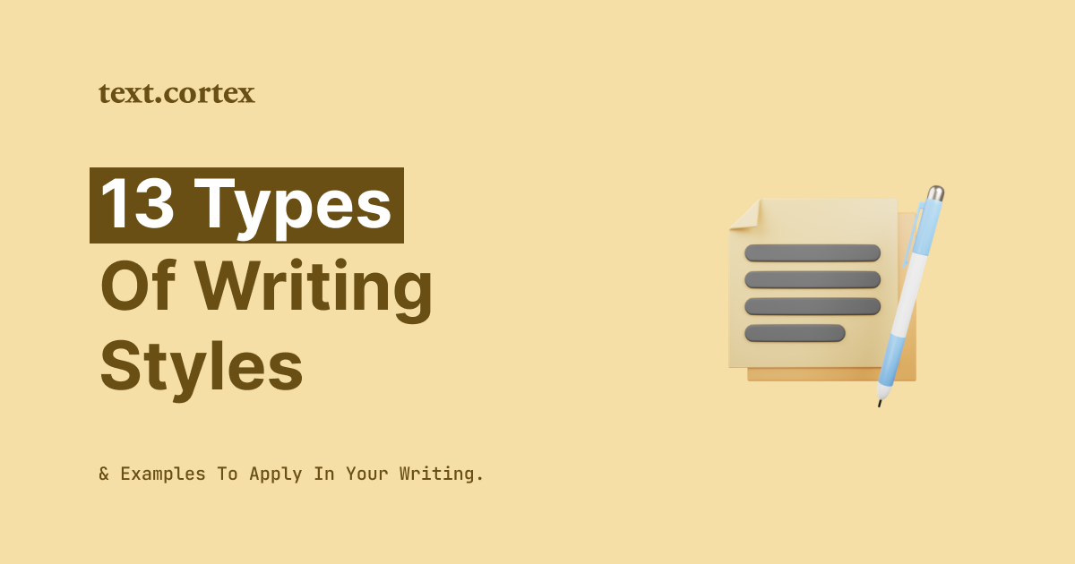 What Are Writing Styles & How To Apply Them In Your Writing