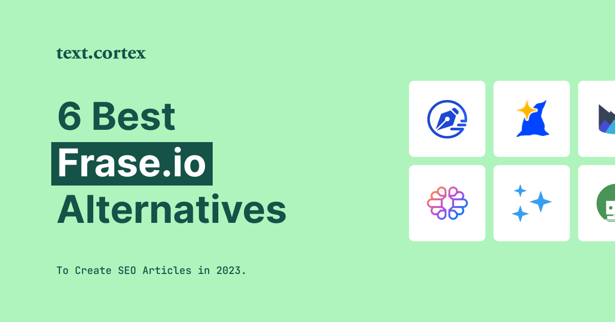 4 mejores alternativas a Frase.io para crear artículos SEO en 2024