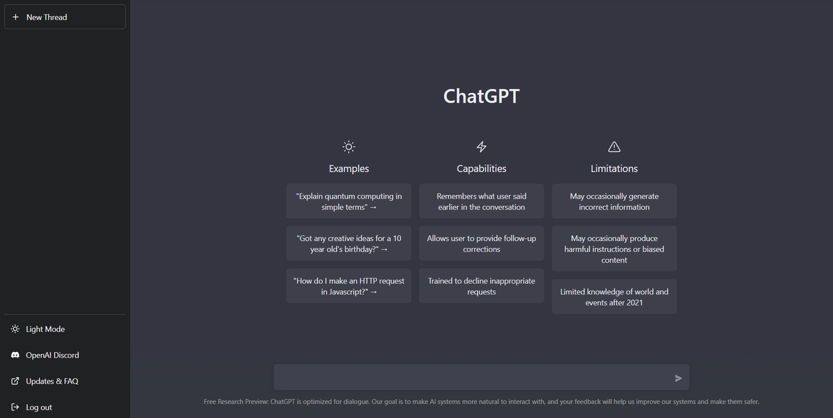 chatgptの使用方法について教えてください。