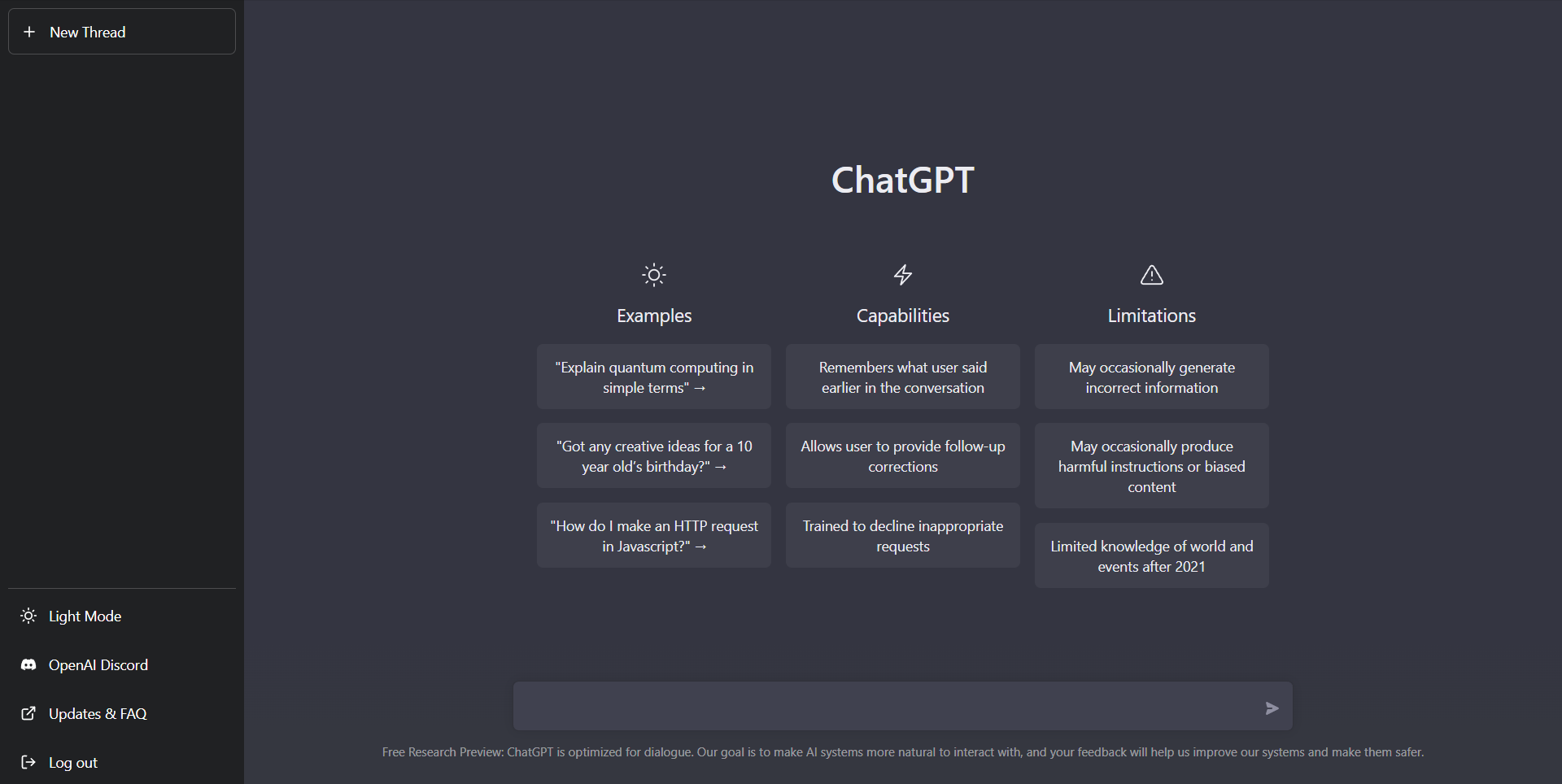What is chatgpt?