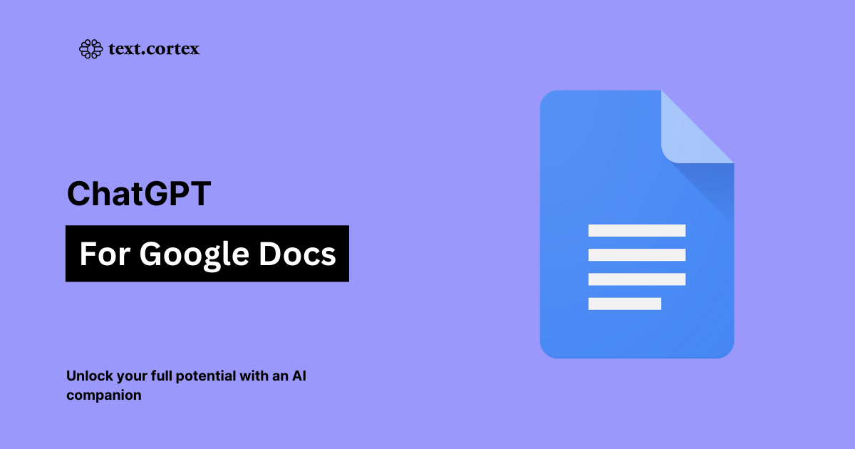 ChatGPT For Google Docs
