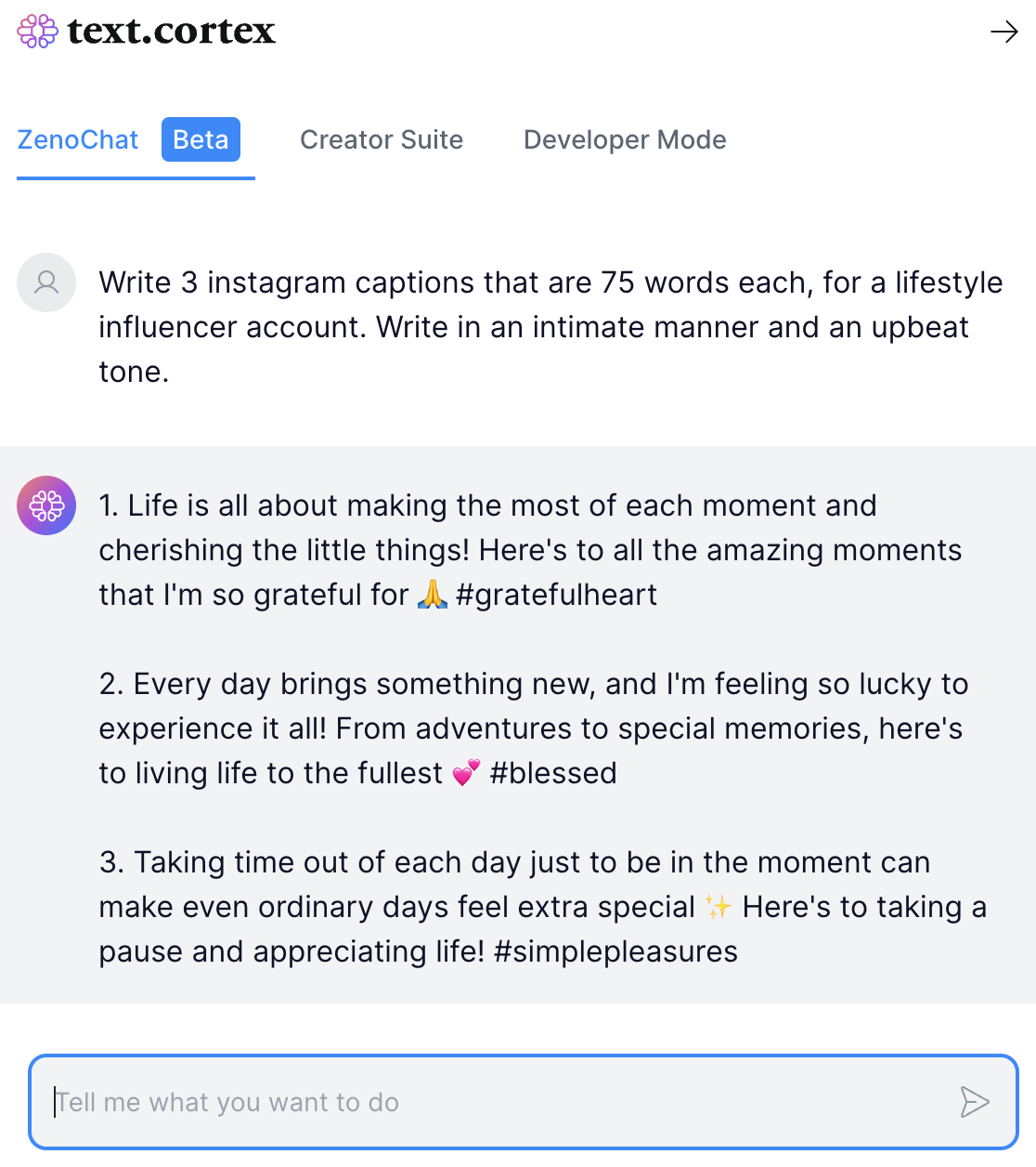chatgpt prompts for instagram captions