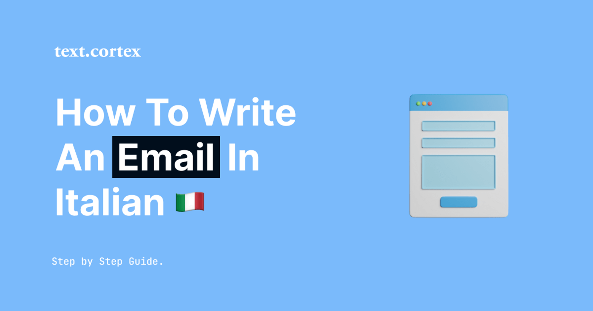 Een e-mail schrijven in het Italiaans - stap-voor-stap handleiding
