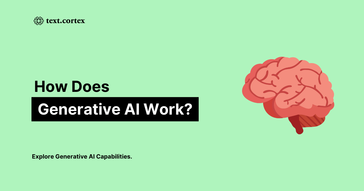 Como é que a Generative AI funciona?