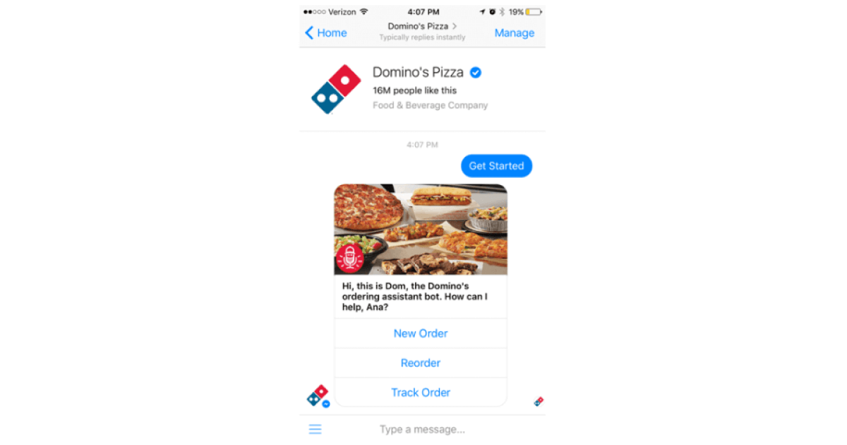 facebook-messenger-domino-pizza