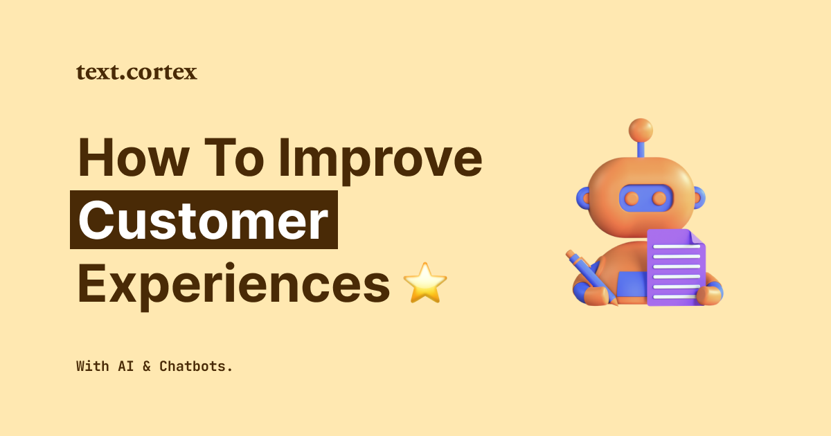 How to Improve Customer Experiences with AI & Chatbots