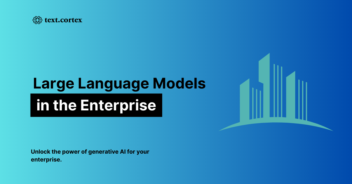 Large Language Models in the Enterprise