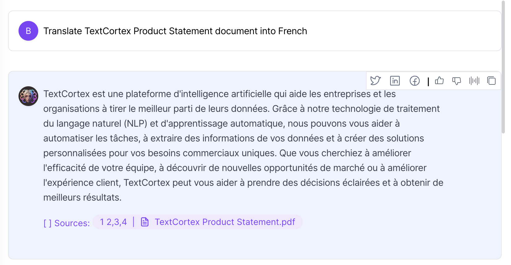 translate pdf to French