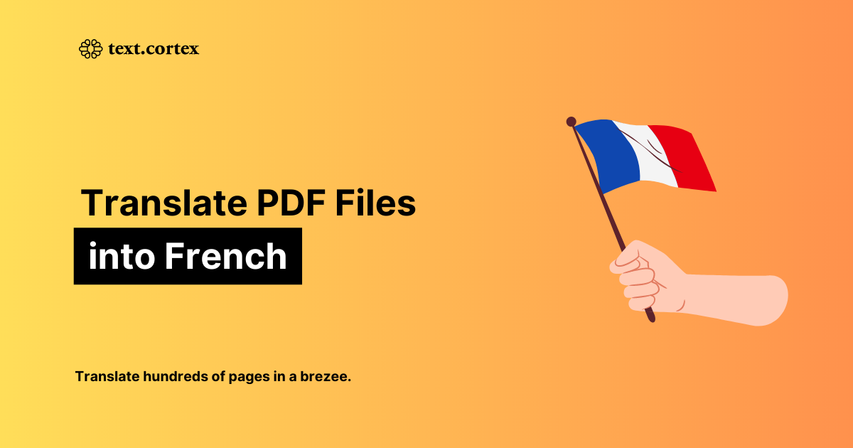 How to Translate PDF Files to French with AI?