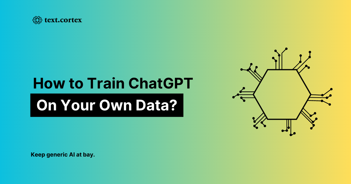 자체 데이터로 ChatGPT를 훈련하는 방법은 무엇인가요?