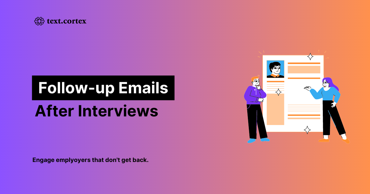 How to Write a Follow up Email After Job Interviews [+ Examples]